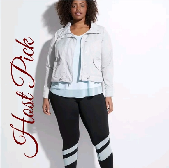NWT Lane Bryant Livi Active Bomber Jacket - Picture 1 of 3